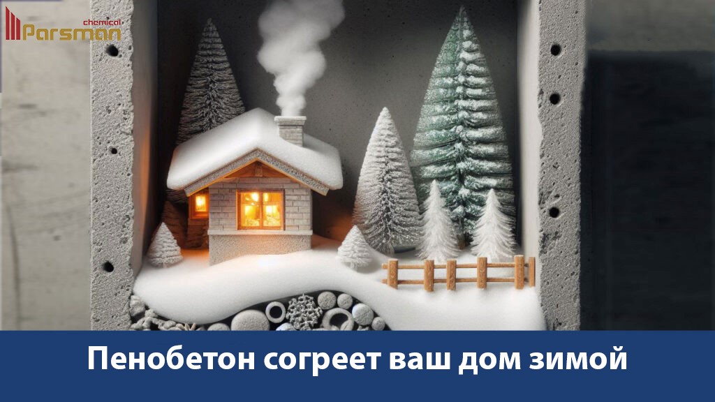 Пенобетон согреет ваш дом зимой